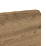 vidaXL Tête de lit Chêne artisanal 180 cm Bois d'ingénierie