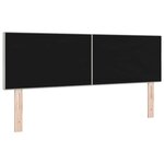 vidaXL Tête de lit avec tête de lit Gris clair 144 cm Cuir synthétique