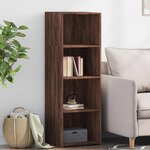 vidaXL Buffet haut chêne marron 40x41x124 cm bois d'ingénierie