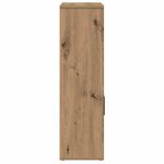 vidaXL Bibliothèque chêne artisanal 60x24x85 cm bois d'ingénierie