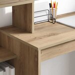 vidaXL Bureau chêne artisanal 100 x 40 x 90 cm Bois d'ingénierie