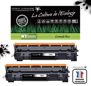 142A / W1420A - 2 X NOIR - Grande capacité