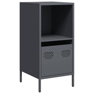 vidaXL Buffet anthracite 35x39x73 5 cm acier laminé à froid