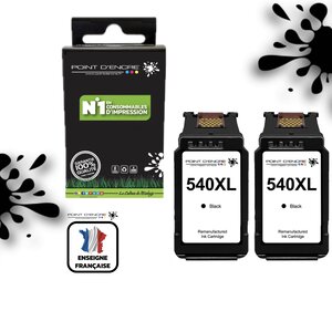 PG-540XL -X 2  NOIR  - Grande capacité