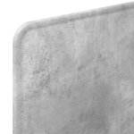 vidaXL Tête de lit avec tête de lit Gris béton 80 cm Bois d'ingénierie