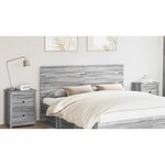 vidaXL Tête de lit Gris Sonoma 180 cm Bois d'ingénierie