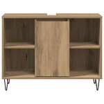 vidaXL Cabinet de salle de bain chêne artisanal 80 x 33 x 60 cm