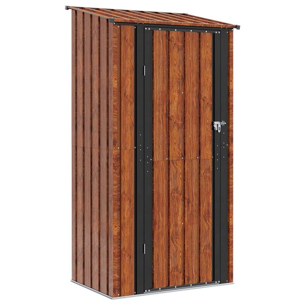vidaXL Cabanons de jardin Marron 103 x 74 x 200 cm Métал