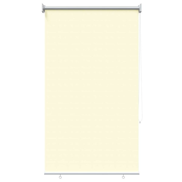 vidaXL Store roulant extérieur protection UV Crème Polyester