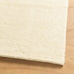 vidaXL Tapis HUARTE à poils courts doux et lavable crème 100x200 cm