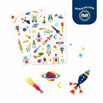 Djeco DJ09590 - Tatouages phospho space oddity