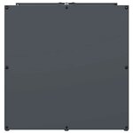 vidaXL Portant de bois chauffage anthracite 40x40x40 cm