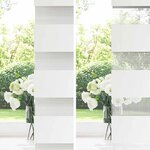 vidaXL Store zèbre blanc 60x230 cm largeur du tissu 55 9 cm polyester