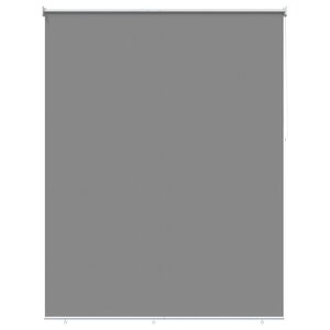 vidaXL Store roulant extérieur protection UV Gris clair Polyester