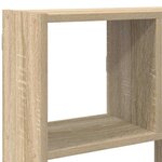 vidaXL Étagère cube murale 12 compartiments chêne sonoma