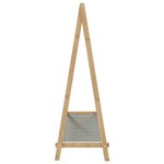 vidaXL Porte-vêtement avec étagères 106x34x102 cm bambou