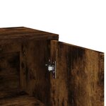 vidaXL Buffets 2 Pièces chêne fumé 60x31x84 cm bois d'ingénierie