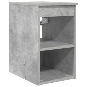 vidaXL Meuble de Salle de Bain In-between Gris béton 30 x 41 x 50 cm