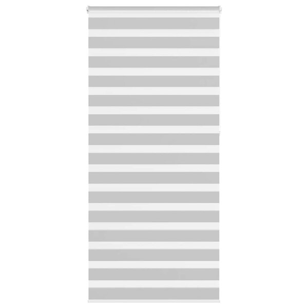 vidaXL Store zèbre gris clair largeur du tissu 110 9 cm polyester