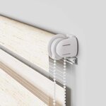 vidaXL Store zèbre beige marbré largeur du tissu 65 9 cm polyester