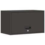 vidaXL Armoire murale pour garage Noir 60 x 33 x 35 cm