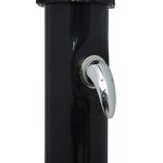 vidaXL Douche solaire Noir 220 cm 20 L