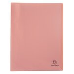 Protège-documents en polypropylène semi rigide Chromaline Pastel 80 vues - A4 - Corail EXACOMPTA