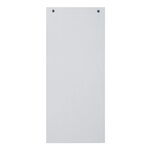 Paquet 100 Fiches Intercalaires Horizontales Unies Perforées Forever - 105x240mm - Blanc - Exacompta