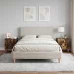 vidaXL Cabinet de chevet 2 pc Chêne fumé 43 x 34 5 x 48 cm