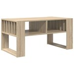 vidaXL Table basse Chêne Sonoma 92 x 49 5 x 45 cm Bois d'ingénierie