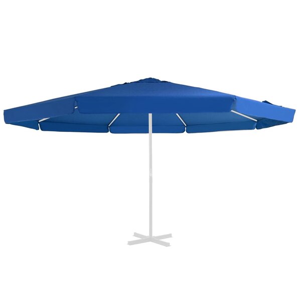 vidaXL Tissu de remplacement pour parasol d'extérieur Bleu azuré 515cm
