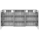 vidaXL Ensemble de Meubles de Salle de Bain 3 Pièces 120 x 10 5 x 60 5 cm