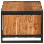 vidaXL Table Basse 90x50x38 cm Bois Massif Acacia