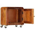 vidaXL Table de chevet 50 x 30 x 50 cm Bois de récupération massif