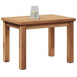 vidaXL Table basse Marron 50 x 35 x 36 cm Bois de teck massif
