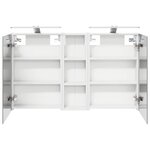 vidaXL Ensemble de Meubles de Salle de Bain 3 Pièces 100 x 10 5 x 60 5 cm