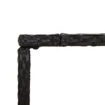 vidaXL Ensemble de bar de jardin 5 Pièces avec coussins noir poly rotin