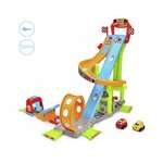 Dickie 204117002 - ABC Piste de voiture Jays Jump N Fun Tower