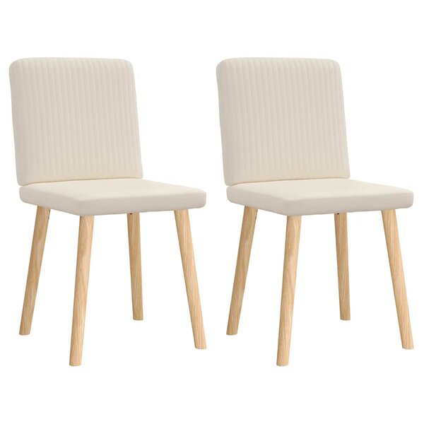 vidaXL Chaises à manger lot de 2 Lin