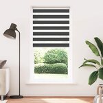 vidaXL Store zèbre noir 100x230 cm largeur du tissu 95 9 cm polyester