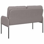 vidaXL Canapés avec coussin 110cm Taupe Contreplaqué