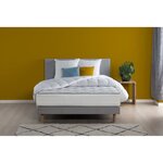 Matelas 160 x 200 x 24 cm + Sommier + Couette + 2 Oreillers