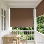 vidaXL Store enrouleur Protection UV Taupe 145 x 230 cm Polyester