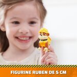 Spin Master 6068074 - Rubble & Crew - Grand bulldozer avec effets sonores et lumineux et figurine Rubble