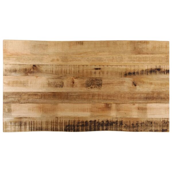 vidaXL Dessus de table bord vivant 120x60x2 5 cm bois de manguier brut