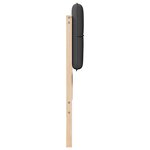vidaXL Tête de lit capitonnée Brun et gris foncé 200 cm Pin massif