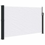 vidaXL Auvent latéral rétractable blanc 120x500 cm