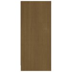 vidaXL Buffet Marron miel 70x33x76 cm Bois massif de pin
