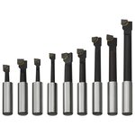 vidaXL Cutters de perçage 9 Pièces 12 mm à base de bois