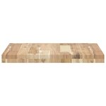 vidaXL Dessus de table carré 50x50x4 cm bois massif d'acacia
